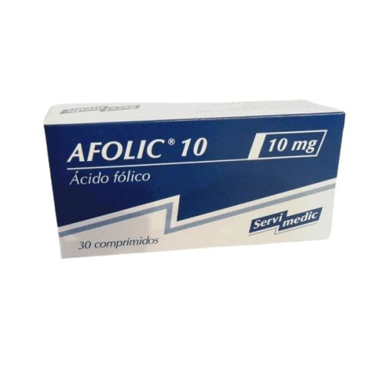 Afolic 10 mg x 30 Comprimidos – Suplemento de Ácido Fólico