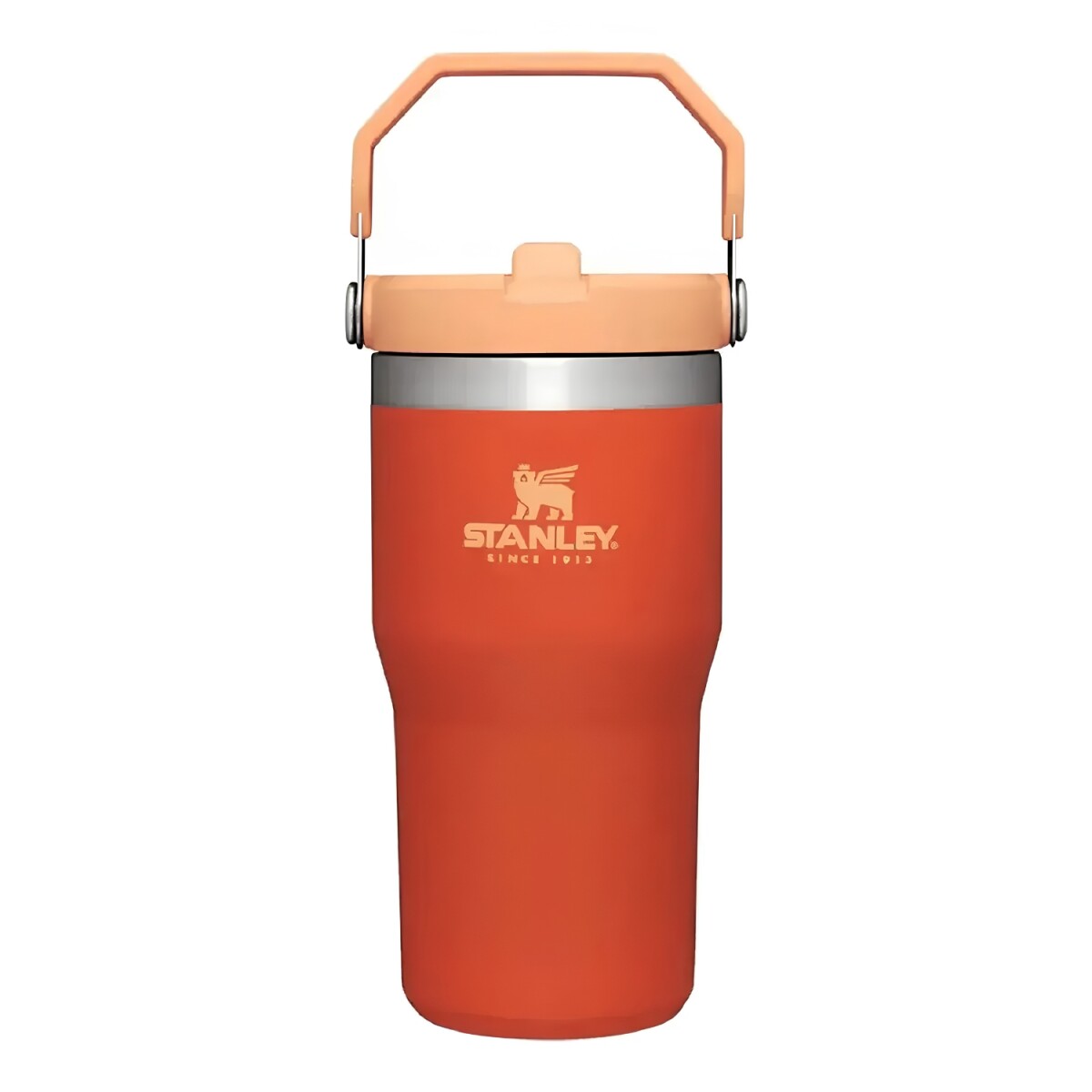 Vaso Térmico Stanley IceFlow Flip Straw 591ml Para Bebidas Frías En Movimiento - Tigerlily 
