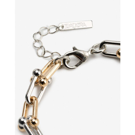 Pulsera Flexible Metal Biplating Dorado