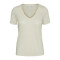 VMKAREN SS GOLD V-NECK TOP JRS BTQ GA BIRCH