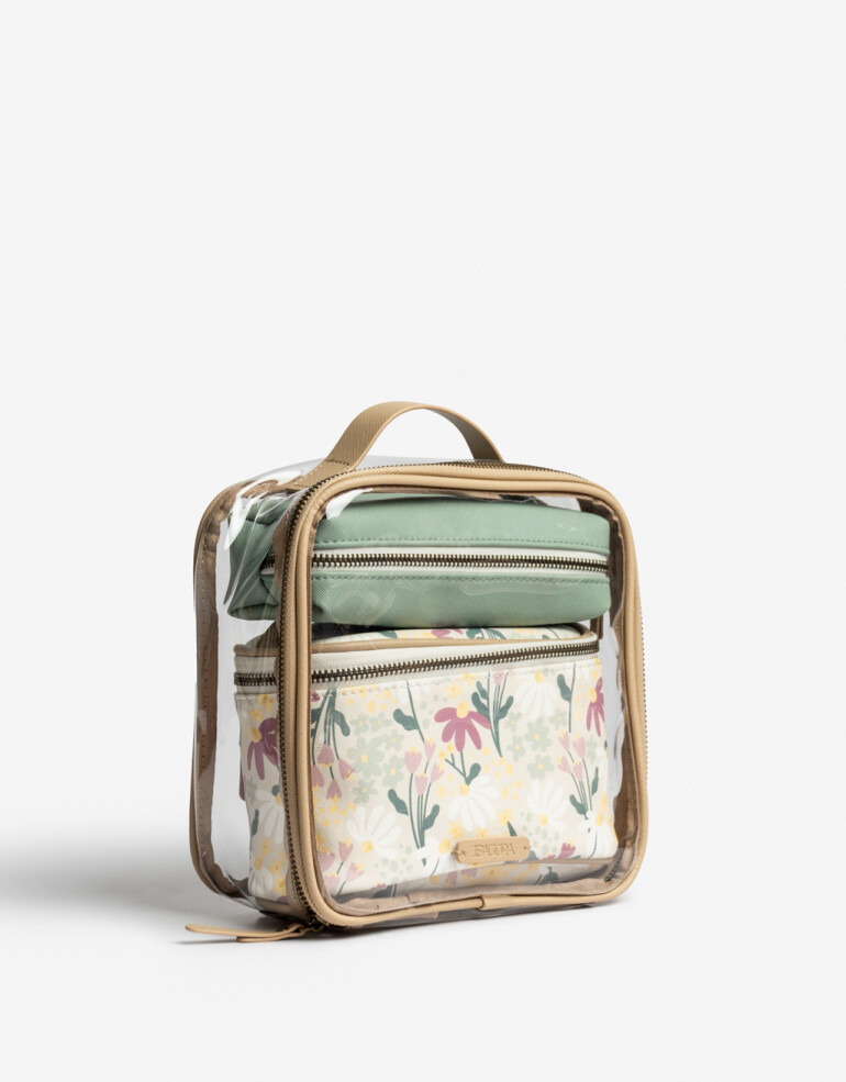 Porta Cosméticos Set De Portacosméticos - Estampado Flores