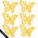 Mariposas Decorativas x 6 Amarillo