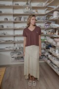 Remera Silencio MARRON