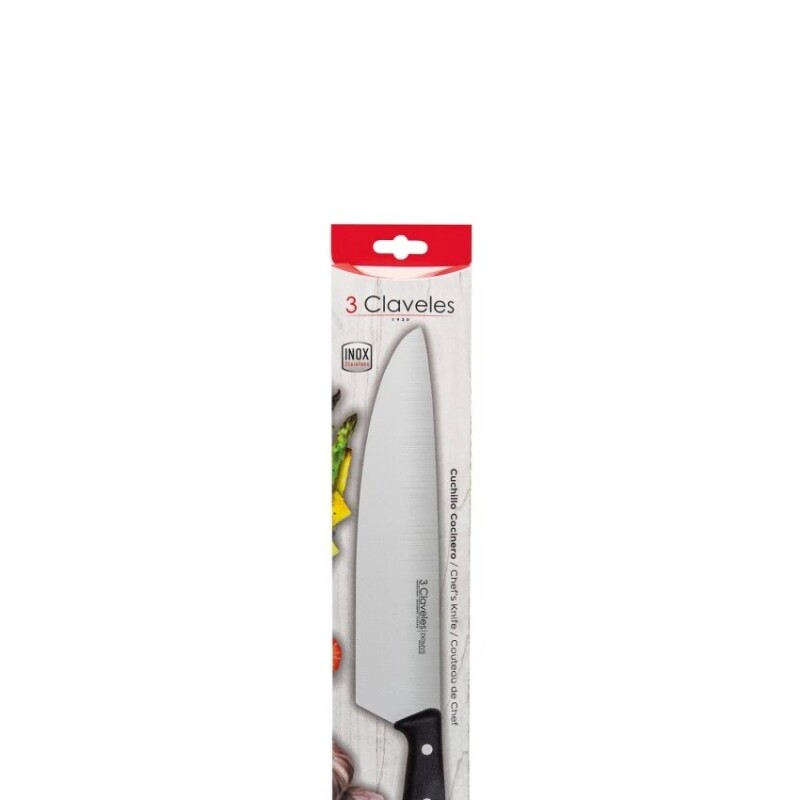 Cuchillo Cocinero 25cm Domvs 3 Claveles Sin Color