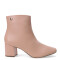 Bota de Mujer Miss Carol HOLY con taco mediano Nude
