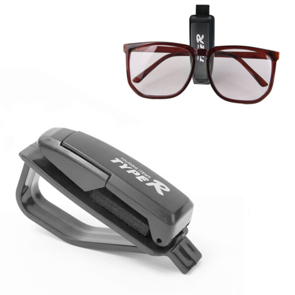 Clip Soporte Lentes o Gafas Parasol De Auto Sujetador Variante Color Negro