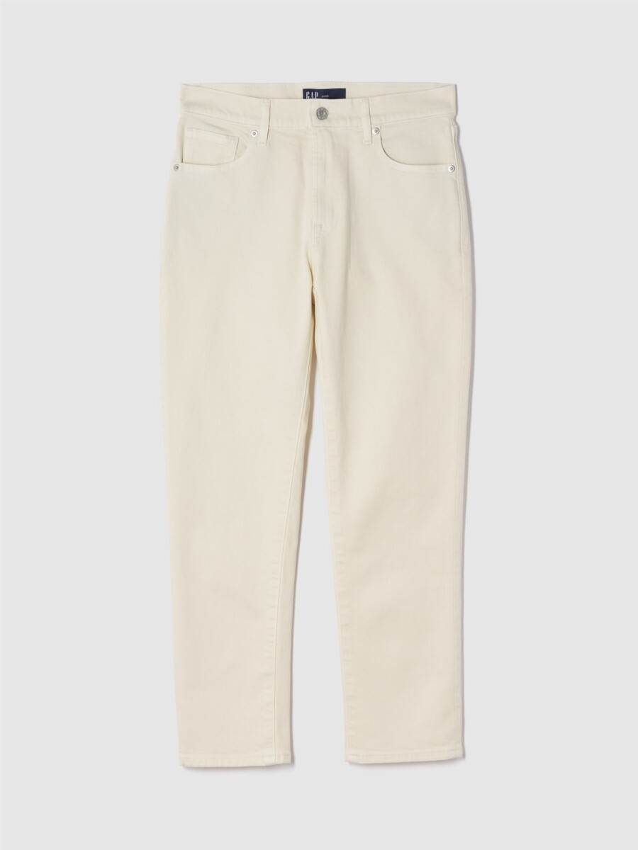 Jean Girlfriend Mujer - Ecru 