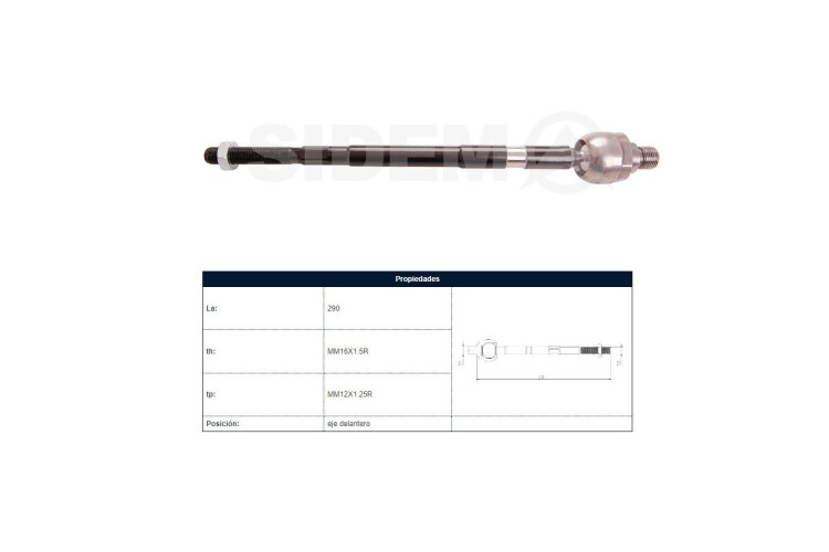 Mate Hyundai I10, Kia Picanto 07-13 Der/Izq Mate Hyundai I10, Kia Picanto 07-13 Der/Izq