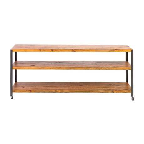 CONSOLA MADERA-Y-METAL MARRON YORK CASTAÑO