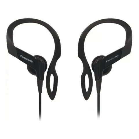 Auricular In Ear Sport Cableado Panasonic Rp-hs16pp Color Variante Negro