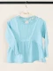 BLUSA MIX TURQUESA