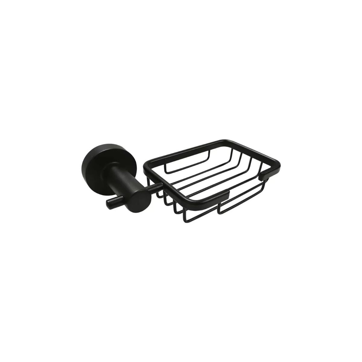 Jabonera Reja Negro Mate Milano Dmc 
