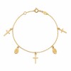 Pulsera Religiosa-Oro bajo-Sin Piedra-PU8059 sinpiedra