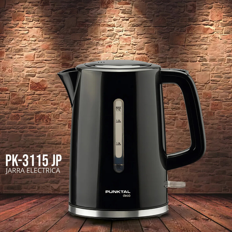 Jarra Eléctrica Punktal Pk-3115 Jp Roja 1.7l Color Negro Jarra Eléctrica Punktal Pk-3115 Jp Roja 1.7l Color Negro