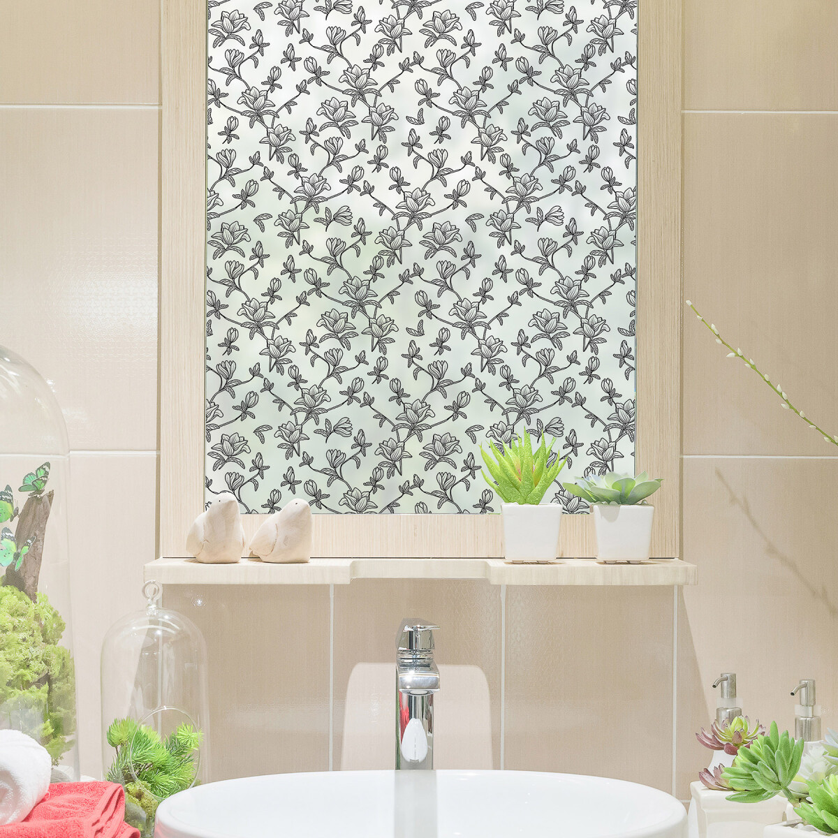 WALLPOPS MAGNOLIA WINDOW FILM 