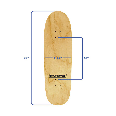 Deck Old School Drop Dead Maple Kosake - Blue 9.25" (Sólo Tabla · Lija Incluída) Deck Old School Drop Dead Maple Kosake - Blue 9.25" (Sólo Tabla · Lija Incluída)