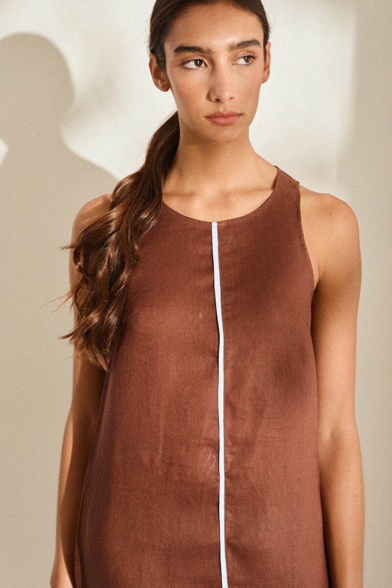 PRE VENTA VESTIDO BRISA Chocolate