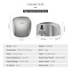 Secador de Manos Inox 1400W con Luz LED GRIS