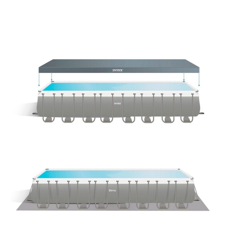 INTEX PISCINA ESTRUCTURAL DELUXE ULTRA FRAME XTR 9.75 X 4.88 X 1.32 MTS 54368 LT Intex Piscina Estructural Deluxe Ultra Frame Xtr 9.75 X 4.88 X 1.32 Mts 54368 Lt