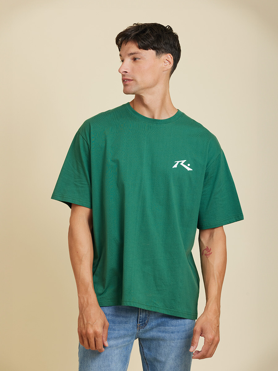 T-SHIRT GALIS RUSTY - Verde 