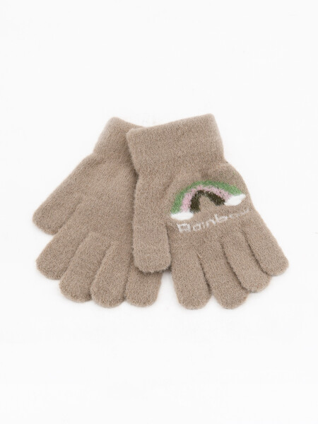 GUANTES INFANTILES ARCOIRIS BEIGE (V)