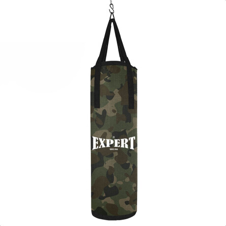 Bolsa de Boxeo Expert Completa C/ Relleno y Agarres Camuflado