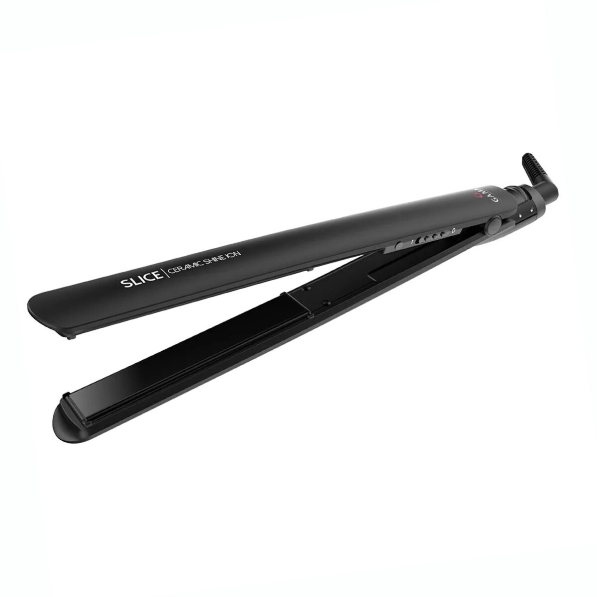 Planchita GAMA Slice Ceramic Shine ION Temperatura Fija - Black 