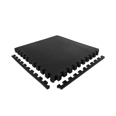 PISO TATAMI GOMA EVA ENCASTRABLE NEGRO 120X120x1,4 CM REEBOK Negro