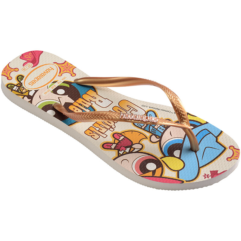 Ojotas Havaianas Warner Classics Slim Beige