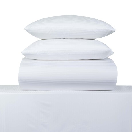 JGO SÁBANAS SUPER KING ALGODON BLANCO ROYAL 300H