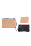 Set/3 Necessaire Oreiro Marrón
