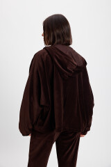Campera Hoodie Chocolate