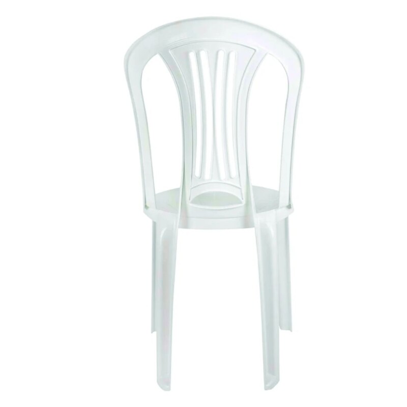 Silla Bistró Blanca sin Posabrazos Silla Bistró Blanca sin Posabrazos