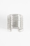 Pulsera múltiples vueltas plateado