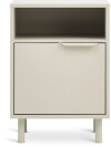 Mesita de noche SKAVE 1 puerta beige Mesita de noche SKAVE 1 puerta beige
