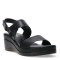 Sandalias de Mujer Lady Confort BORGER con plataforma Negro