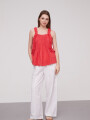 Musculosa Natasha Rojo Coral