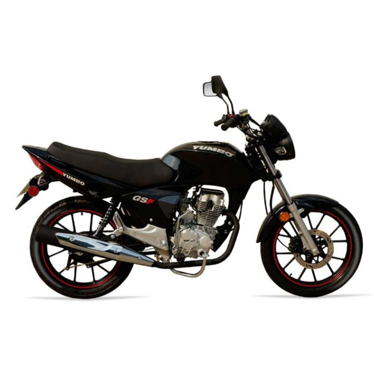 MOTO YUMBO GS 125 F NEGRA 