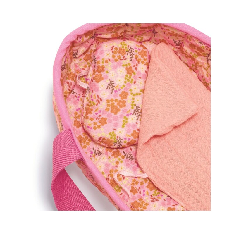 Set de muñeca bebe y moises Mini Pomea 20cm Set de muñeca bebe y moises Mini Pomea 20cm