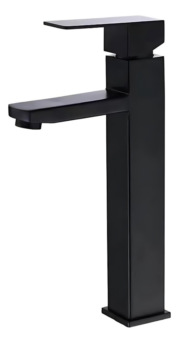 Canilla 29.5c Monocomando Mezcladora Cocina Baño Metal Negro - Negro 