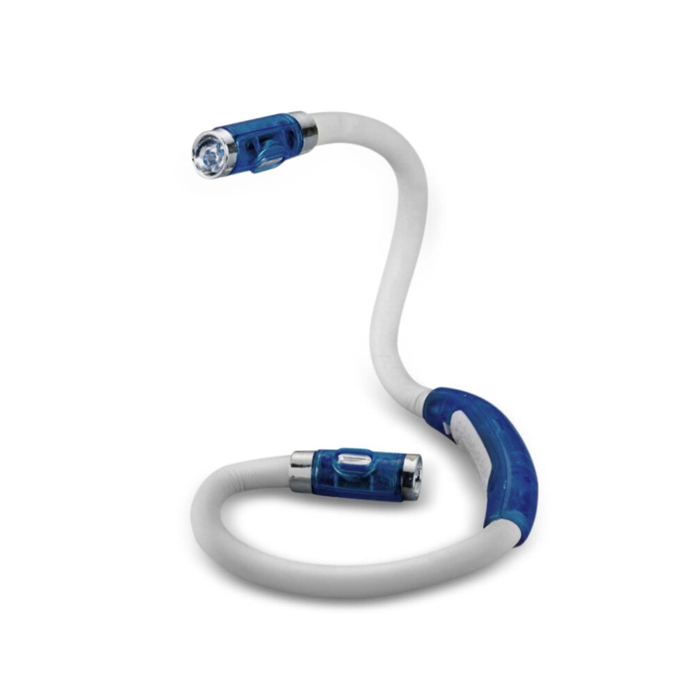 LUZ LED LECTURA PP-ALAMBRE-Y-CAUCHO BLANCO V0100816