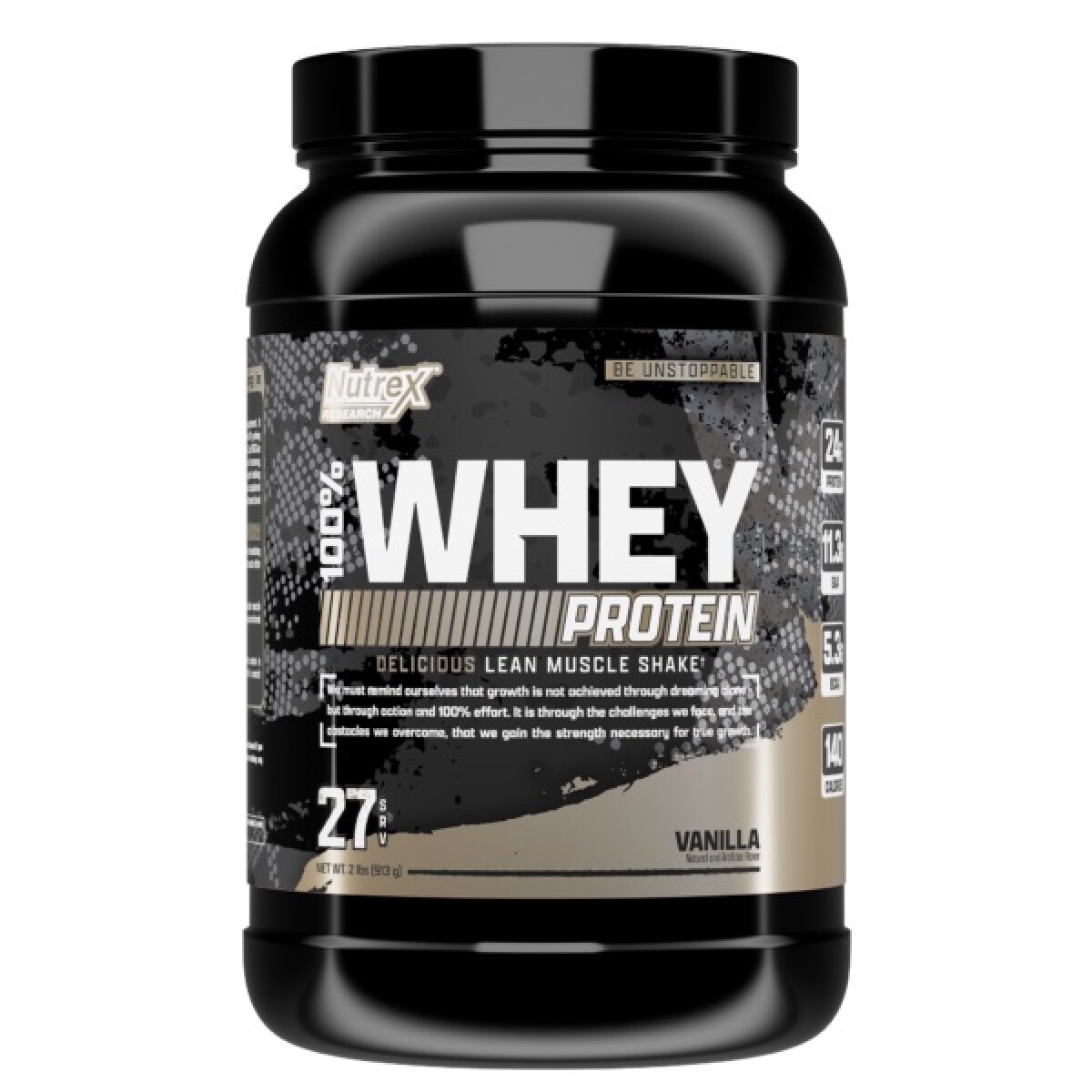 100% Whey Protein Nutrex Vanilla 2 Lbs. 