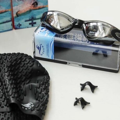 Set natacion lentes + gorro Set natacion lentes + gorro