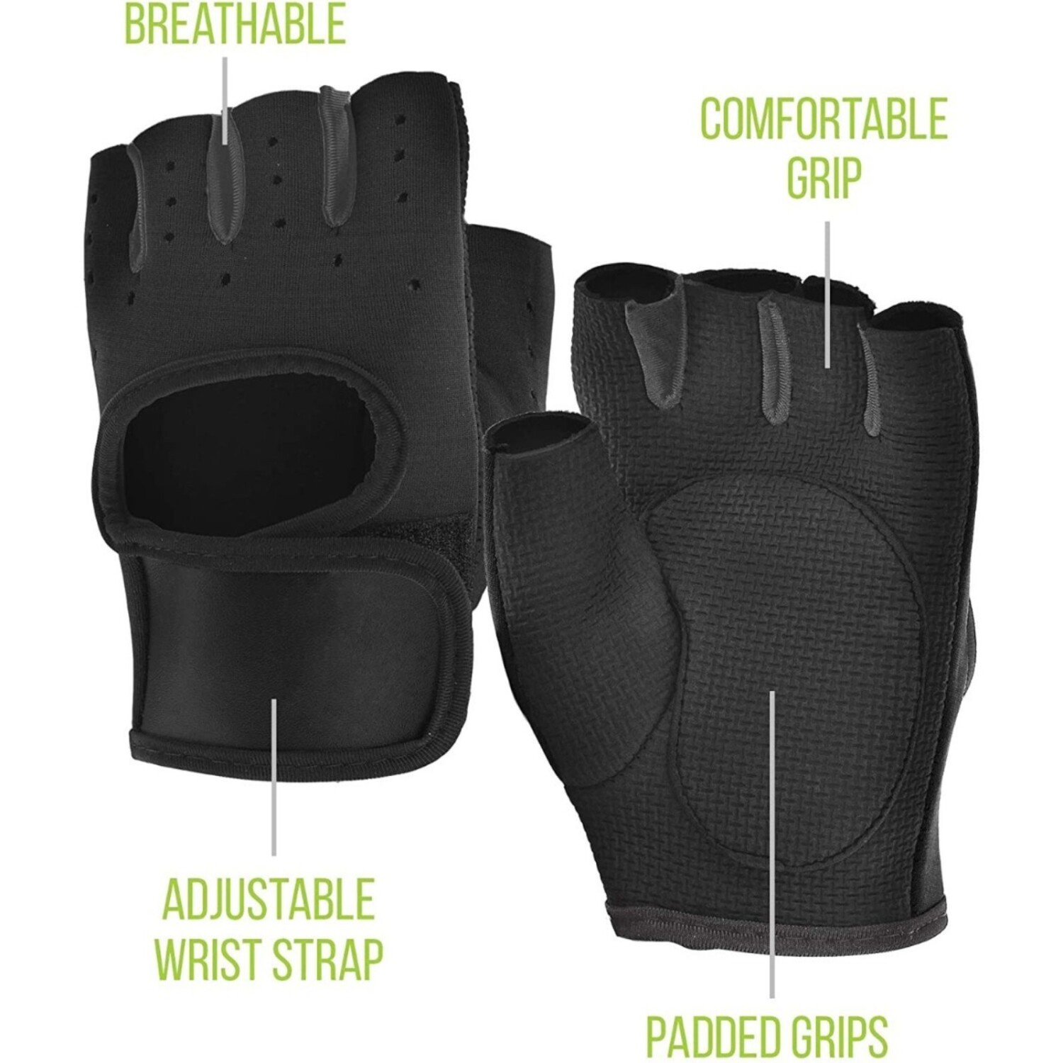 Guantes Fitness Crossfit Gym Gimnasio Musculacion Microperf