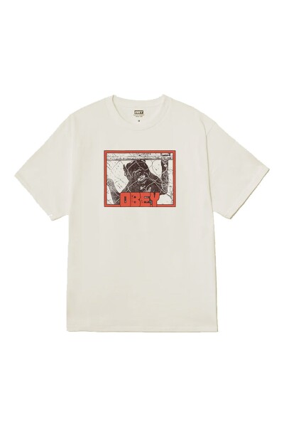 OBEY BEWARE Blanco