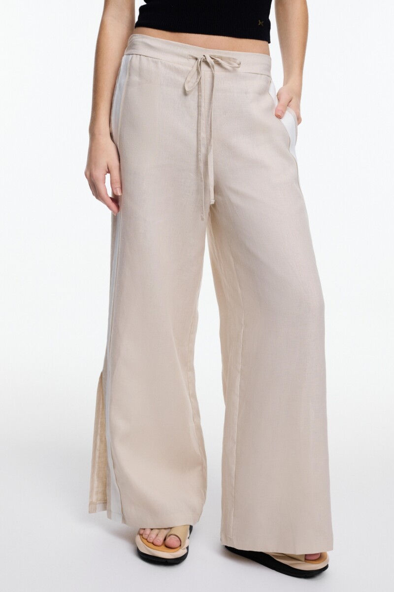 PANTALON TIRAS Beige