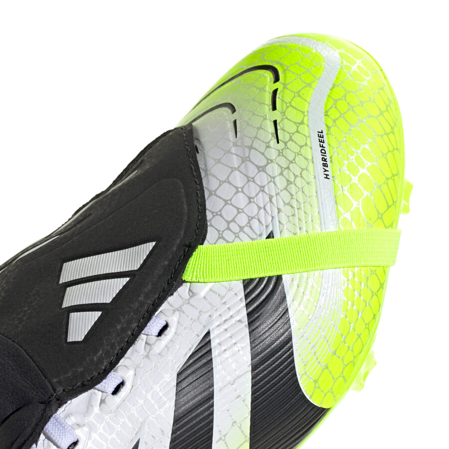 Championes de Hombre Adidas Predator League FT Blanco - Negro - Amarillo Limón