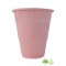 Vaso Biodegradable 210ml x10 Rosado