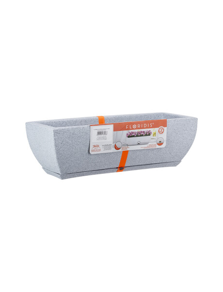 MACETA 48X16CM AMSTERDA GRAPHITO EFECTO PIEDRA GRIS MACETA 48X16CM AMSTERDA GRAPHITO EFECTO PIEDRA GRIS