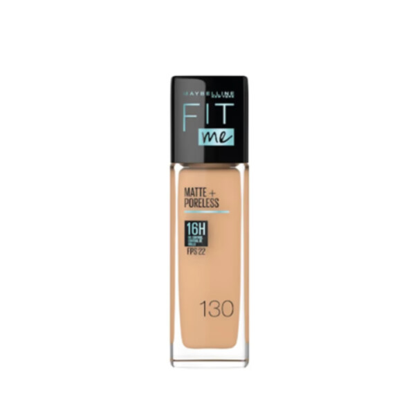 Base Líquida Fit Me Matte + Poreless 130 FPS 22 - Maybelline Base Líquida Fit Me Matte + Poreless 130 FPS 22 - Maybelline
